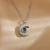 Collar de proyección - Acero de Titanio - Luna dorada en internet