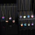 Collares Galaxia - Brillan en la oscuridad on internet