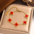Pulsera Van Cleef Paulen - Acero chapado en oro - comprar online