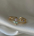 Anillos Bloom 01 - Ajustable - Cobre chapado en oro