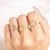 Anillo Moon - Cobre chapado en oro - Merlina Tiendita