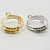 Anillo para la ansiedad doble ajustable- Acero Inoxidable - Merlina Tiendita
