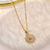 Collar Flower - Acero Inoxidable