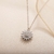 Collar Flor Giratorio - Acero de titanio - online store