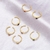 Anillo Corazón y zirconia - Cobre chapado en oro - Ajustable - tienda online