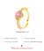 Anillo Corazón de Cristal - Ajustable - tienda online