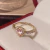 Anillo Corazón de Cristal - Ajustable - comprar online