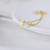 Pulsera Tulipan - Chapado en oro - Merlina Tiendita