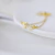 Pulsera Tulipan - Chapado en oro - Merlina Tiendita