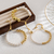 Pulsera mixta perlada - Cobre chapado en oro