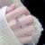 Anillo Moño de cristal - Cobre
