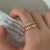 Set x2 anillos Enchanted Blooms - Ajustables - Cobre en internet