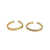 Set x2 anillos Enchanted Blooms - Ajustables - Cobre - tienda online