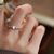 Anillo Delicate Heart - Ajustable - Cobre