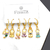 Set x6 princesas de Disney - Cobre chapado en oro