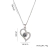 Collar Corazón proyección - TE AMO en 100 idiomas - ACERO - online store