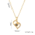 Collar Corazón proyección - TE AMO en 100 idiomas - ACERO - Merlina Tiendita