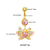 Piercing de ombligo Sweetness - Acero - comprar online