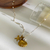 Collar Serenia - Acero chapado en oro - tienda online