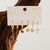 Set de Aros largos Intensamente 2 - Cobre chapado en oro - comprar online
