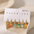 Set de Aros largos Intensamente 2 - Cobre chapado en oro