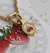Collar Cherry Royal - Acero chapado en oro