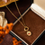 Image of Collar Cherry Royal - Acero chapado en oro