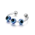 Anillo para la ansiedad ajustable - Evil Eye de Acero Inoxidable - Merlina Tiendita