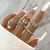 Set x7 anillos mariposa