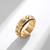 Anillo giratorio Day and Night - Acero de Titanio - tienda online