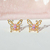 Aros Little Butterflies - Cobre