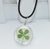 Collares de flores encapsuladas - Opción Acero y cuerda