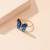 Anillo mariposa de acrílico - Merlina Tiendita