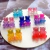 Aros gummy bear con glitter mixto