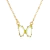 Collar mariposa de cristal