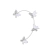 Clip de oreja con zirconias - buy online