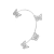 Image of Clip de oreja con zirconias
