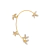 Clip de oreja con zirconias - online store