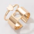 Set x2 anillos corazón - comprar online