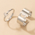 Set x2 anillos luna - Ajustables