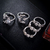Set x5 anillos - Moon - comprar online