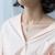 Collar Sweet Moon Cat - Cobre chapado en oro blanco en internet