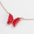Collar mariposa de cristal - comprar online