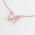 Collar mariposa de cristal en internet
