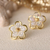 Aros Flower - Merlina Tiendita
