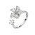 Anillo Florcita Giratorio - Ajustable - Merlina Tiendita