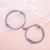 Set x2 Pulseras de cuerda para parejas - Con Imán - Merlina Tiendita