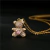 Collar Osito Teddy - Cobre chapado en oro - Merlina Tiendita
