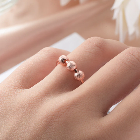 Anillo para la ansiedad ajustable - Acero Inoxidable