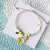 Pulsera con flor encapsulada - tienda online